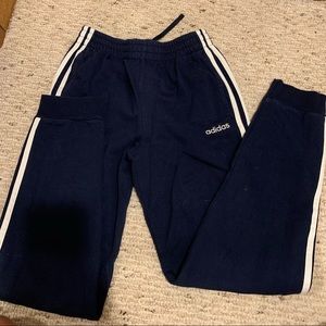 NAVY BLUE ADIDAS SWEATPANTS